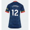 Arsenal Jurrien Timber #12 Bortedrakt Kvinner 2026-27 Kortermet